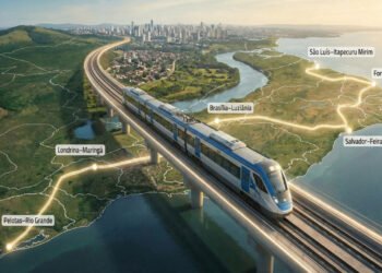 O Governo Federal confirmou a retomada de seis projetos estratégicos que prometem instituir novas rotas de trem de passageiros no Brasil, visando diminuir a dependência histórica do transporte rodoviário