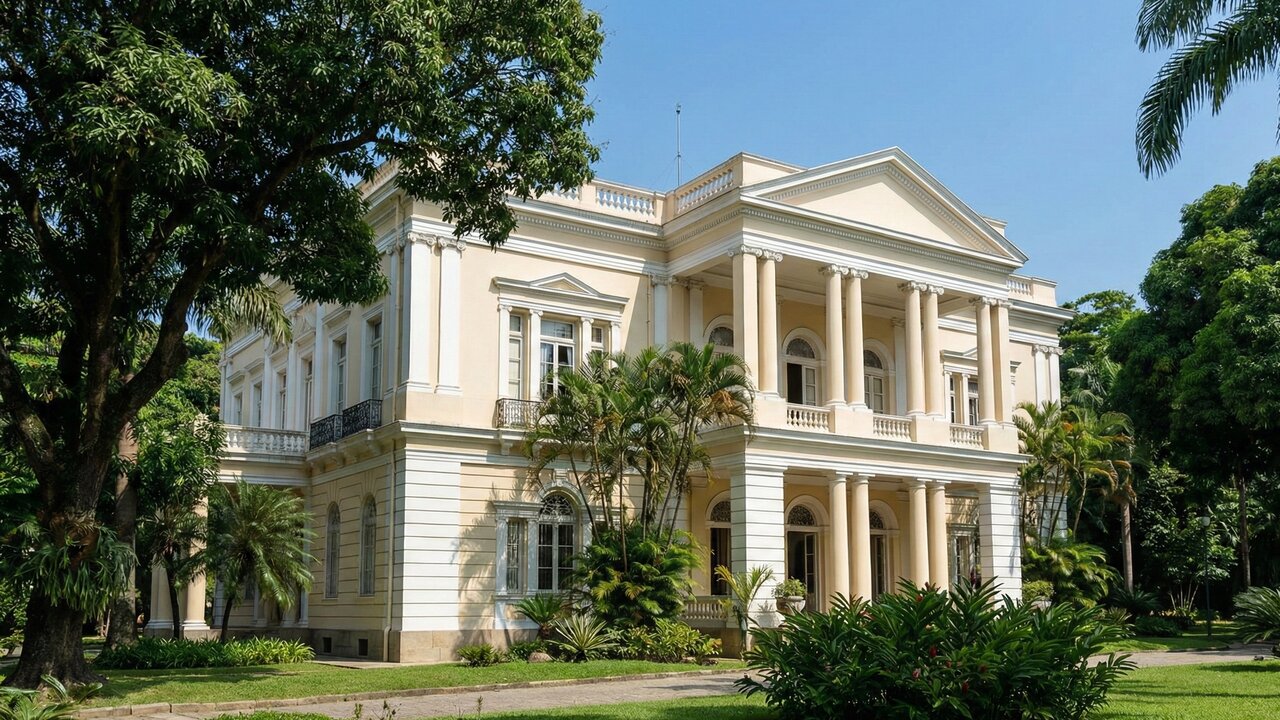 Com sua arquitetura neoclássica de 1913 e jardins luxuosos, o palácio virou a residência oficial do Rio de Janeiro e um marco do requinte imperial