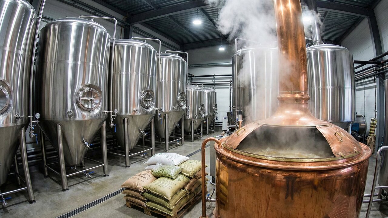 Uma mistura de água e malte que ferve a 100°C por horas; entenda como a indústria produz milhares de litros de cerveja em larga escala