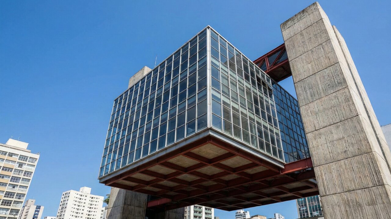 Com vigas metálicas suspensas a 30 metros sobre pilares de concreto, o edifício de 1988 virou um marco revolucionário da engenharia em Salvador