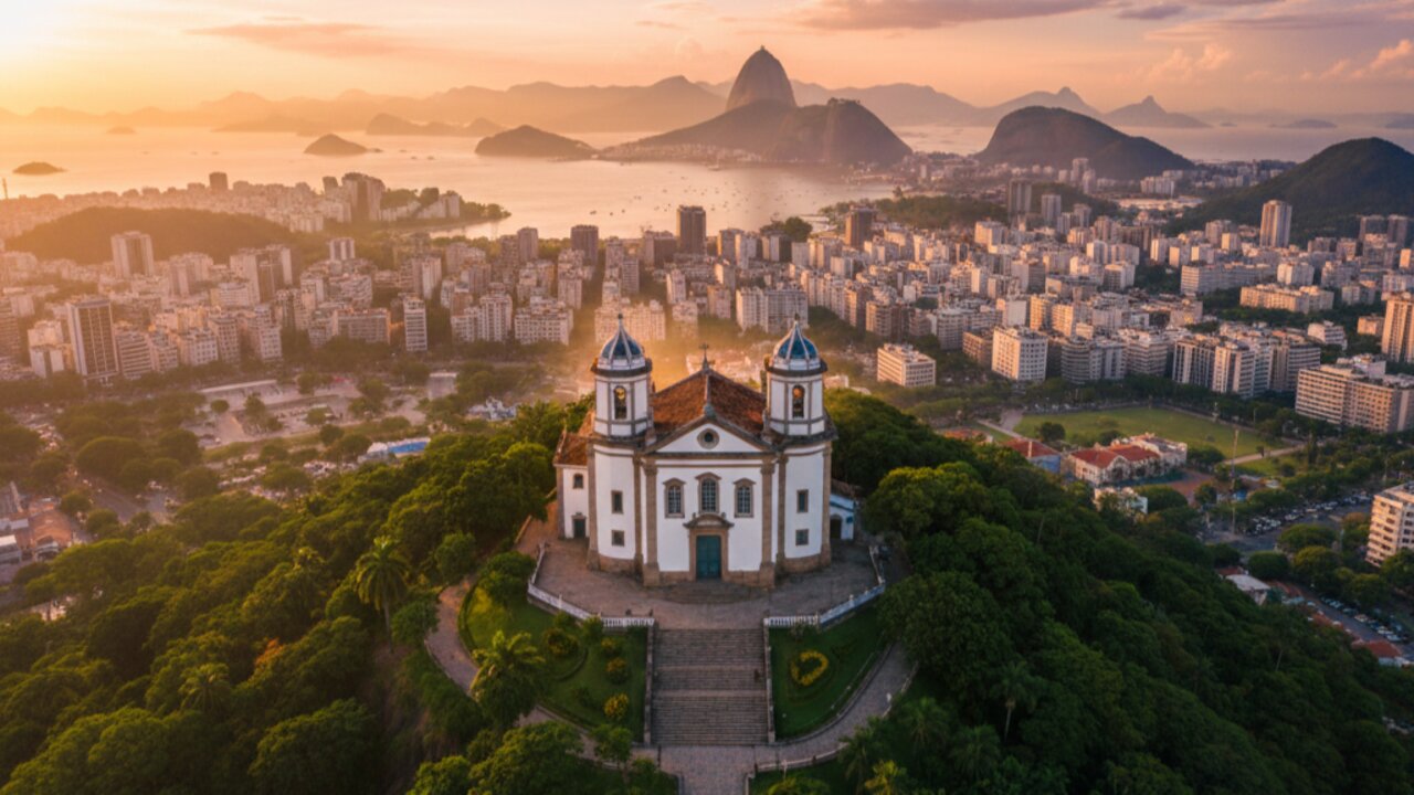 Com sua icônica planta octogonal e azulejos portugueses, a igreja do século XVIII virou um tesouro do barroco e um oásis de paz no Rio