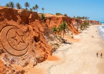 Não é Jericoacoara! Essa praia do Ceará é uma ótima opção para quem busca aventura e um visual de falésias deslumbrante