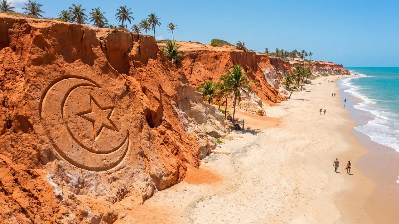 Não é Jericoacoara! Essa praia do Ceará é uma ótima opção para quem busca aventura e um visual de falésias deslumbrante