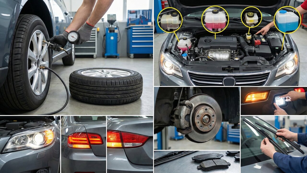 Este é o checklist completo para fazer antes de pegar a estrada e garantir sua segurança