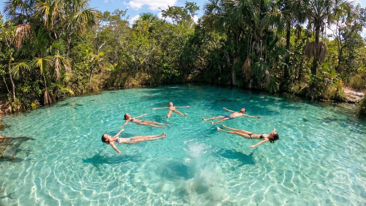 A água que te cospe para fora: o fenômeno natural no Tocantins onde é impossível afundar