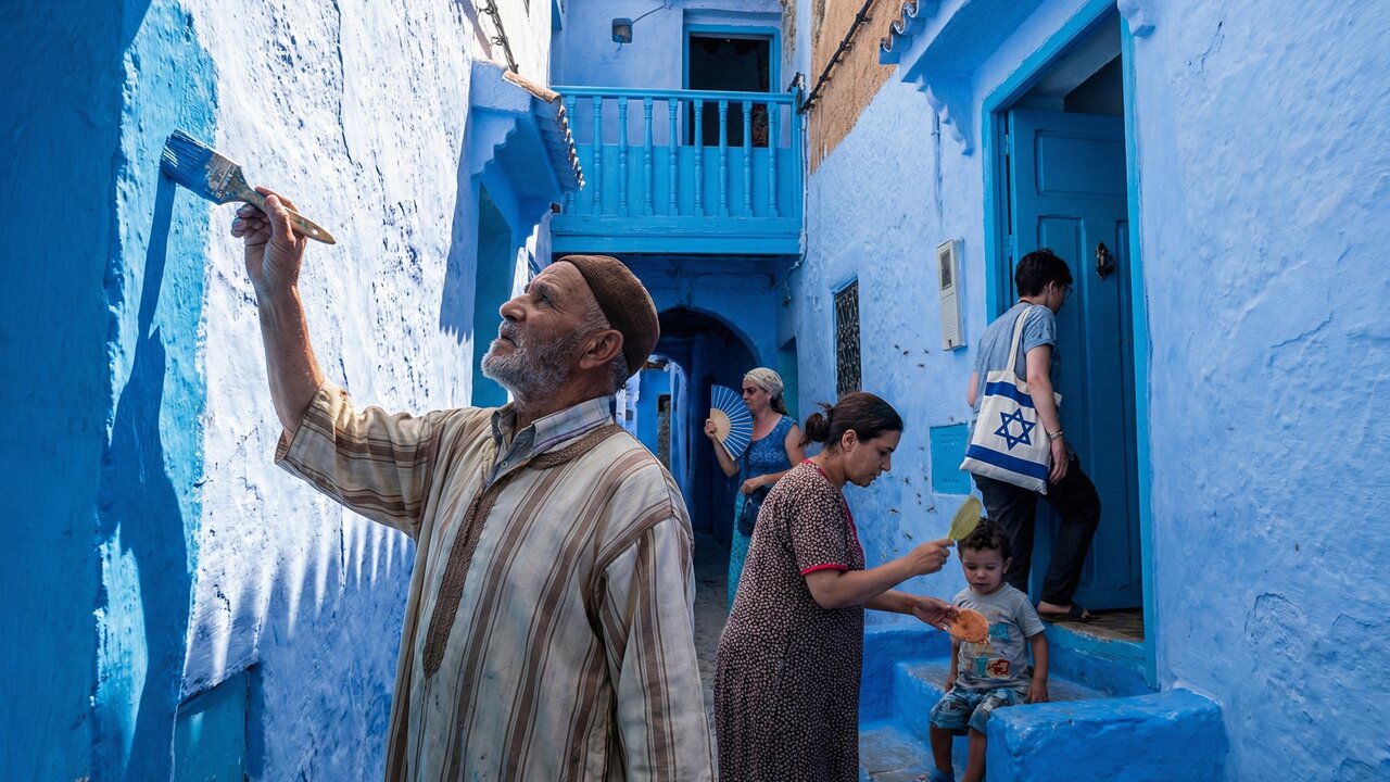 O vilarejo azul: descubra o destino no norte da África onde todas as paredes são pintadas da cor do céu