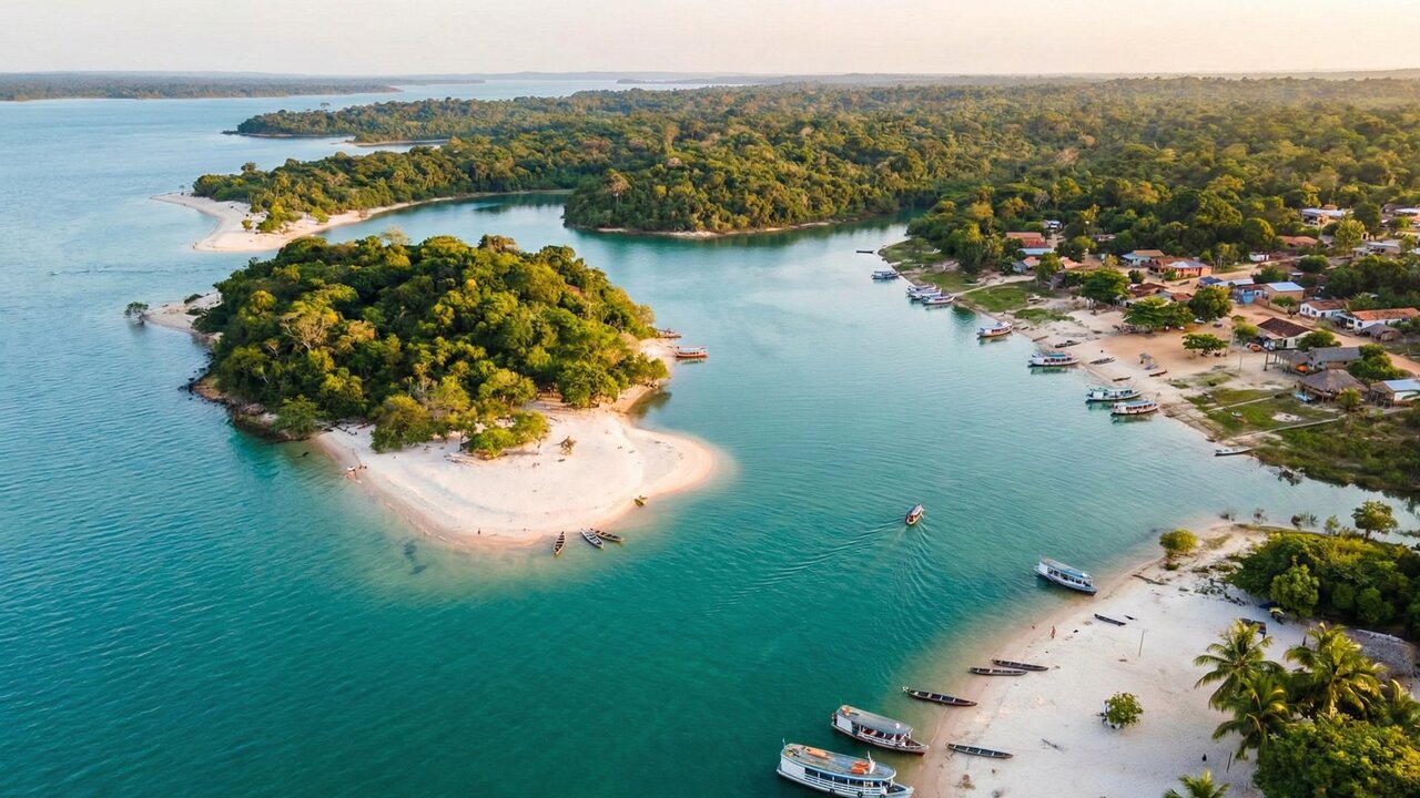 Esqueça o litoral lotado: cidade com "praia de água doce" e areia branca conquista turistas no interior