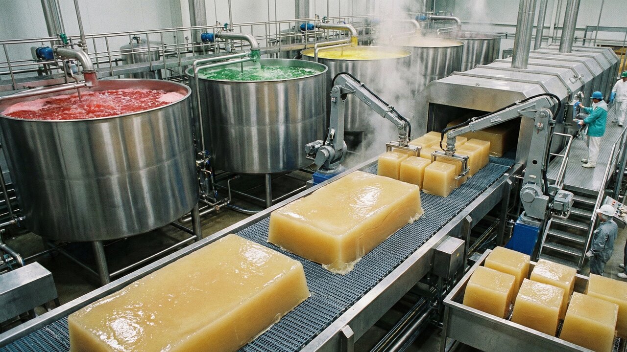 Com colágeno extraído de peles e ossos fervidos: este é o surpreendente processo industrial de fabricação da gelatina