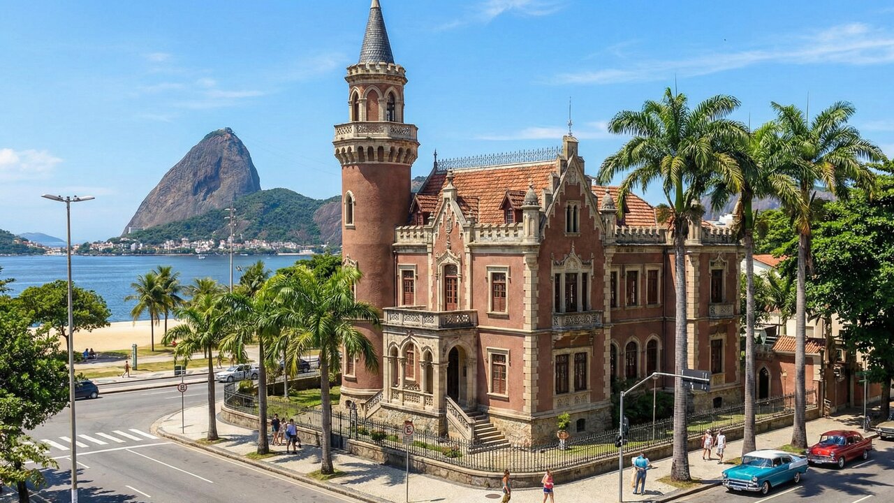 Com sua arquitetura eclética de 1894 e localizado no Flamengo, o Castelinho virou um marco histórico e um dos centros culturais mais belos do Rio