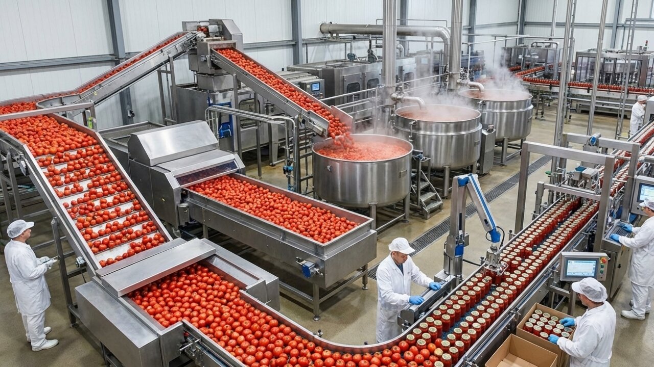 Toneladas de tomate e cozimento a vácuo: é assim que o molho de tomate é feito para chegar até sua casa
