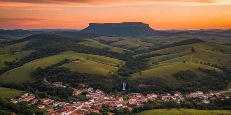 O jardim do gigante: a cidade mineira cercada por paredões de pedra que parecem ter sido cortados à mão