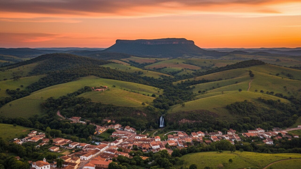 O jardim do gigante: a cidade mineira cercada por paredões de pedra que parecem ter sido cortados à mão