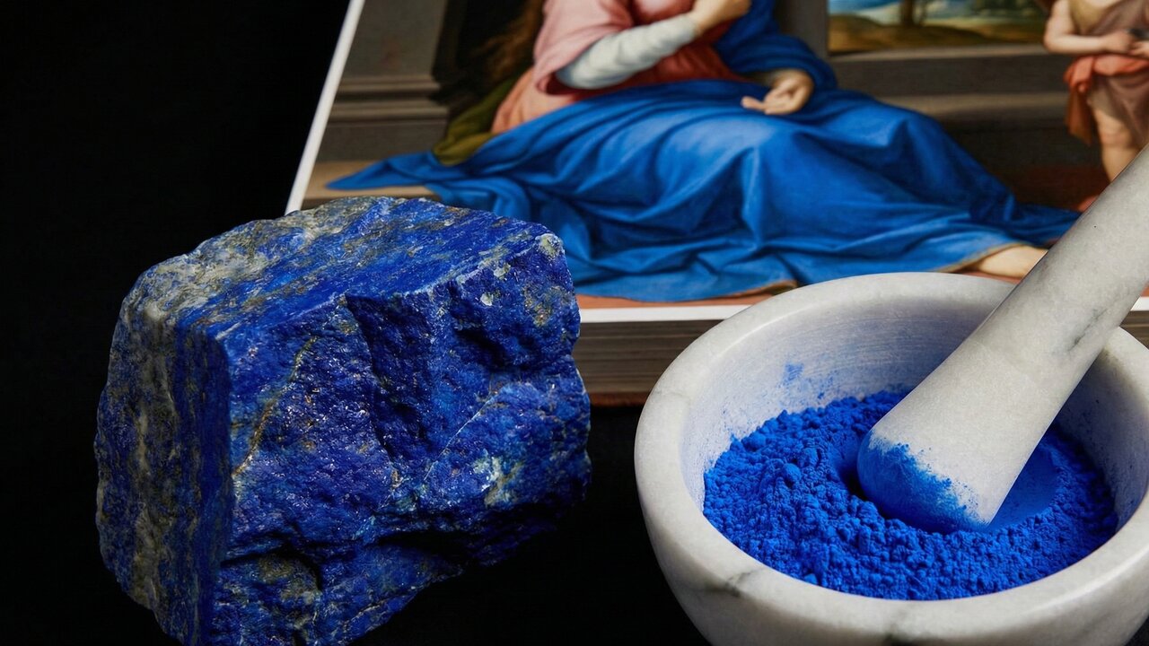 Esqueça a safira e o diamante pois esta gema azul pintou os mantos da Renascença sendo o pigmento mais valioso da história