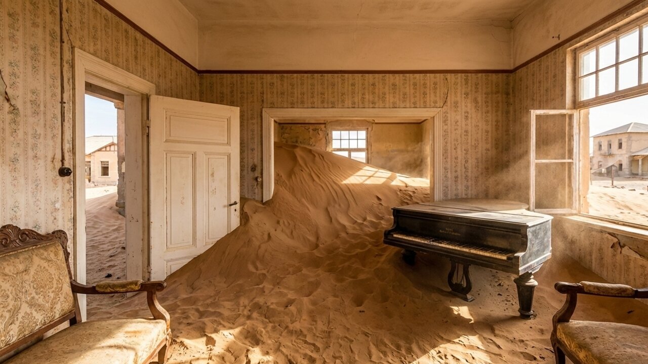 A cidade fantasma do deserto: o destino de luxo abandonado que está sendo engolido pela areia