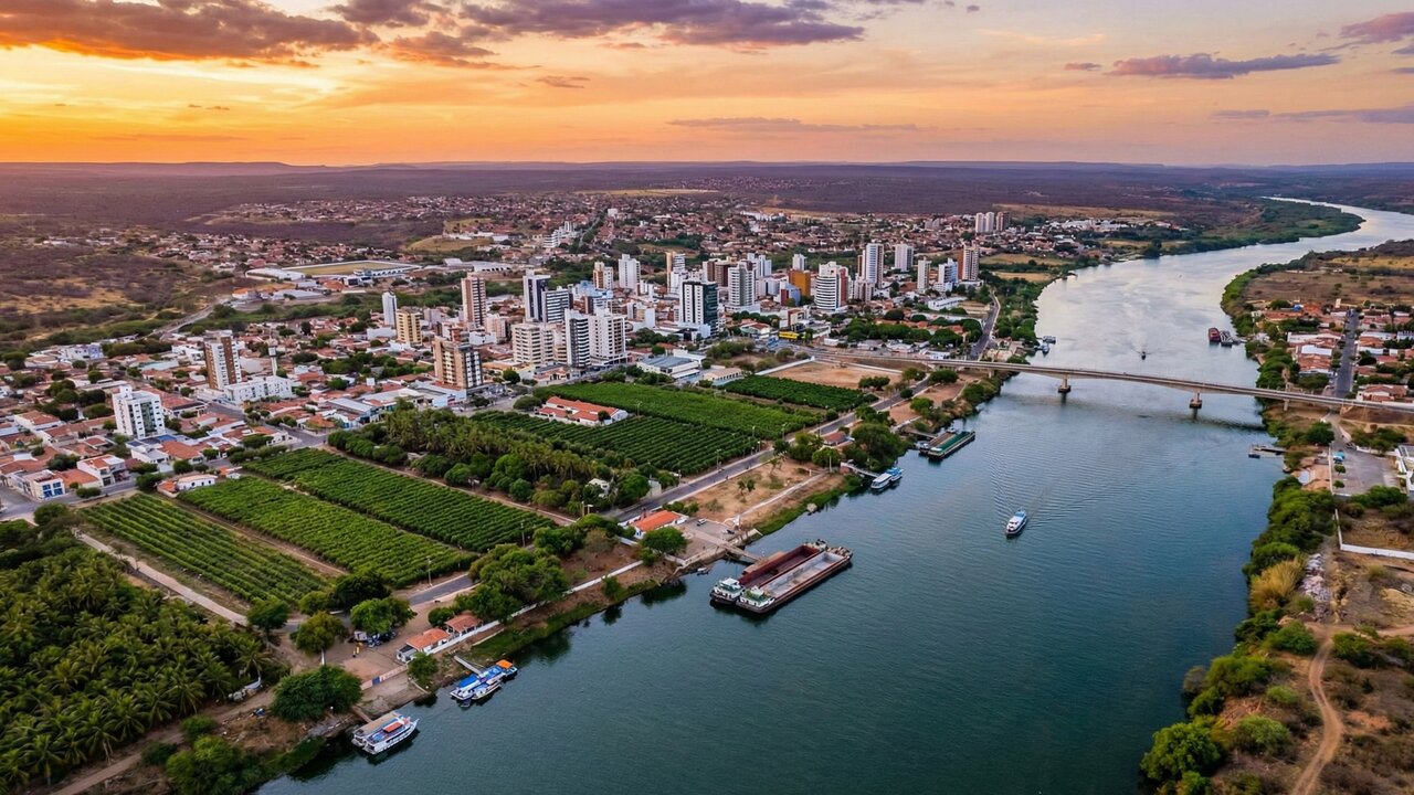 Cidade fundada em 1895 se tornou um "oásis" no sertão graças à irrigação do Rio São Francisco