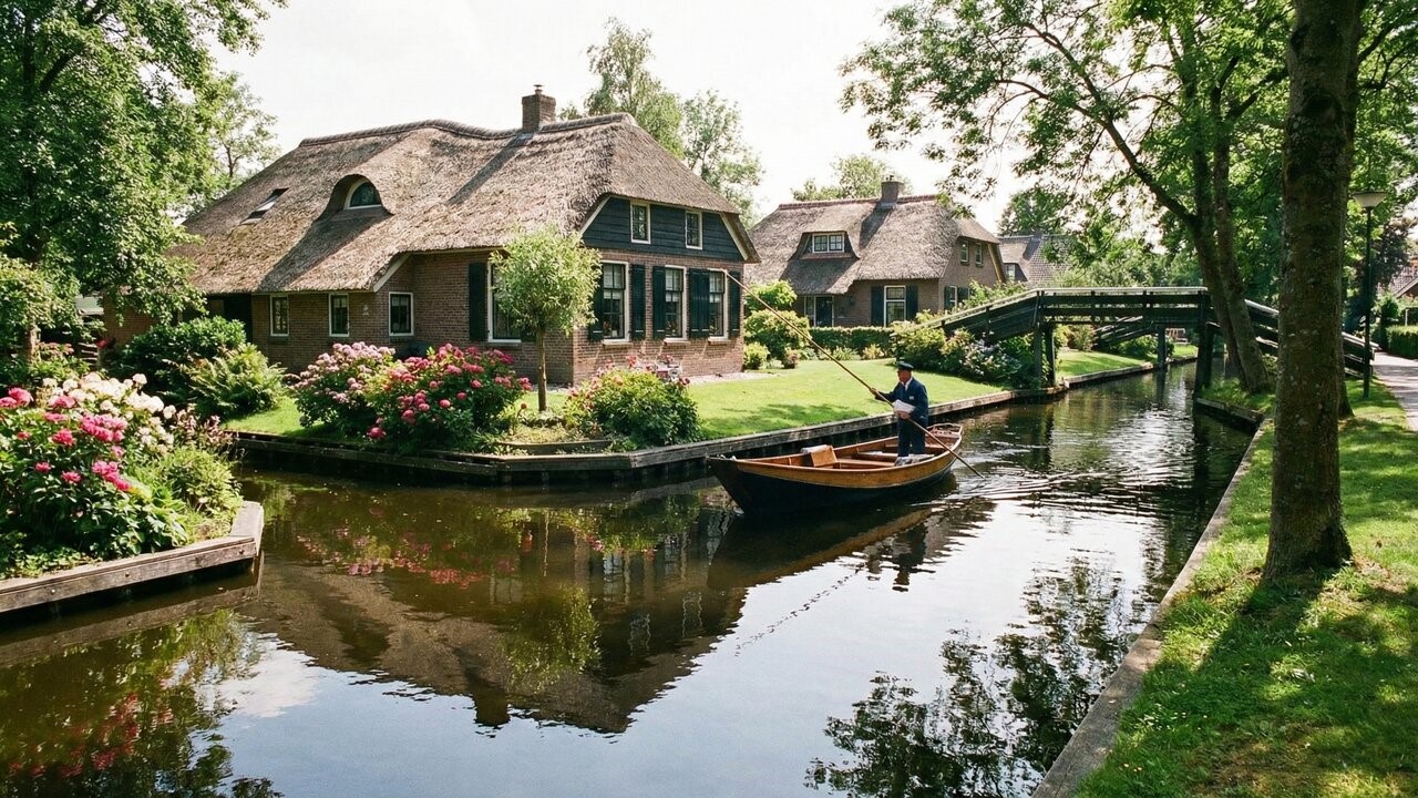 A "Veneza sem ruas": conheça o vilarejo europeu onde carros não entram e o correio é entregue de barco