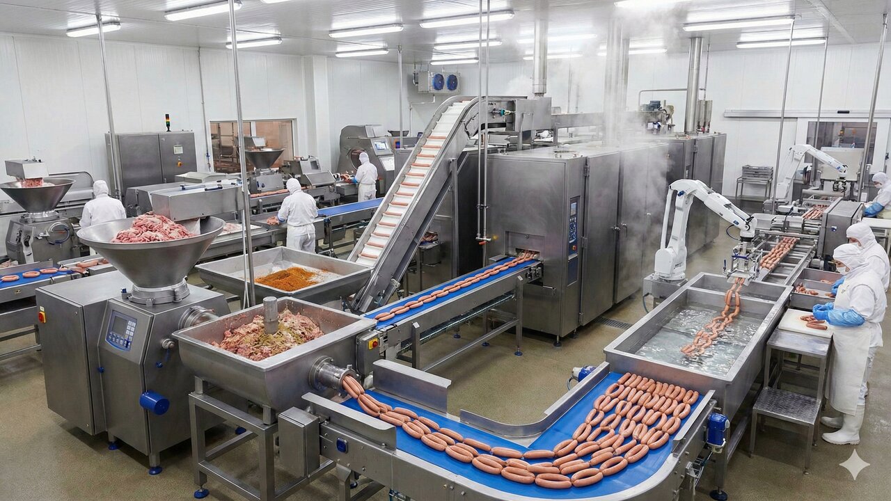 Da matéria-prima à embalagem: este é o processo industrial por trás da fabricação da salsicha