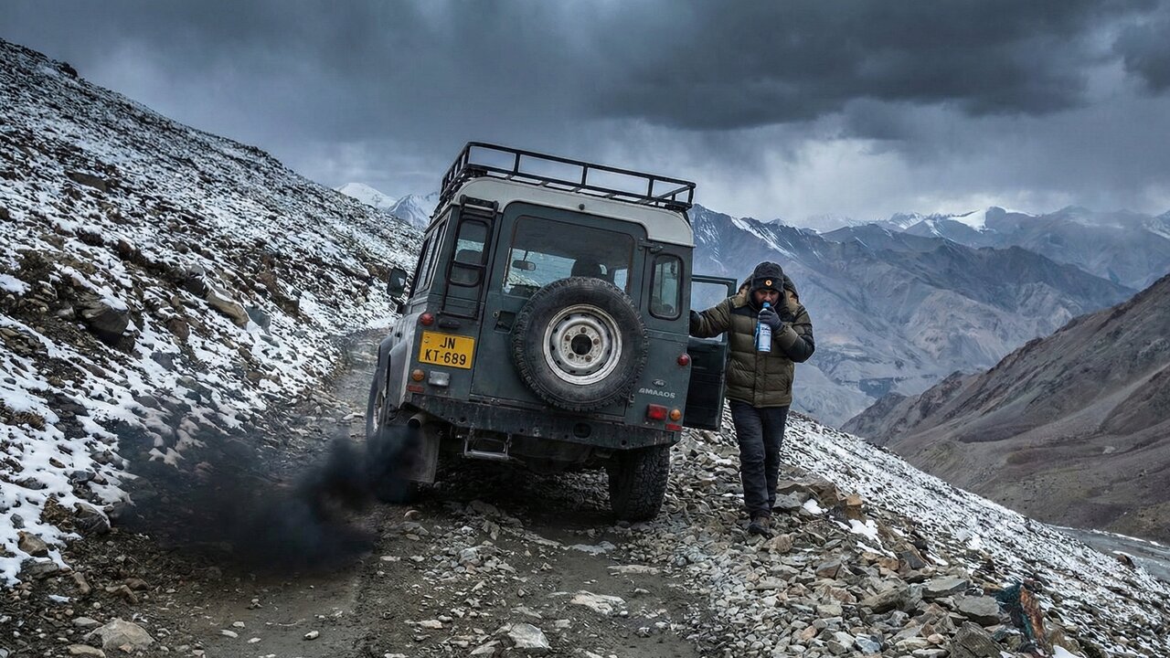 A estrada indiana atinge 5.359 metros de altitude; construída em 1976, ela é uma das passagens mais altas e perigosas do mundo
