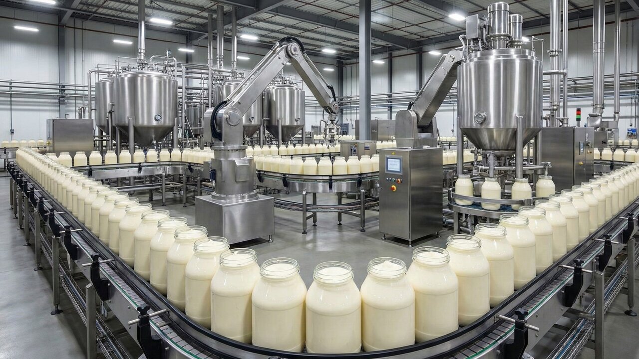 Milhares de ovos e litros de óleo viram potes de maionese a cada hora nesta incrível fábrica