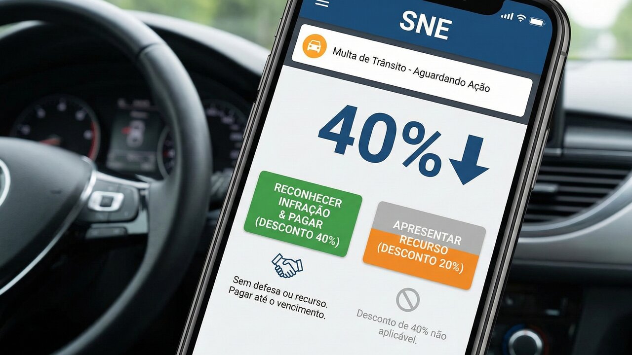Motoristas brasileiros precisam saber como garantir 40% de desconto em multas de trânsito