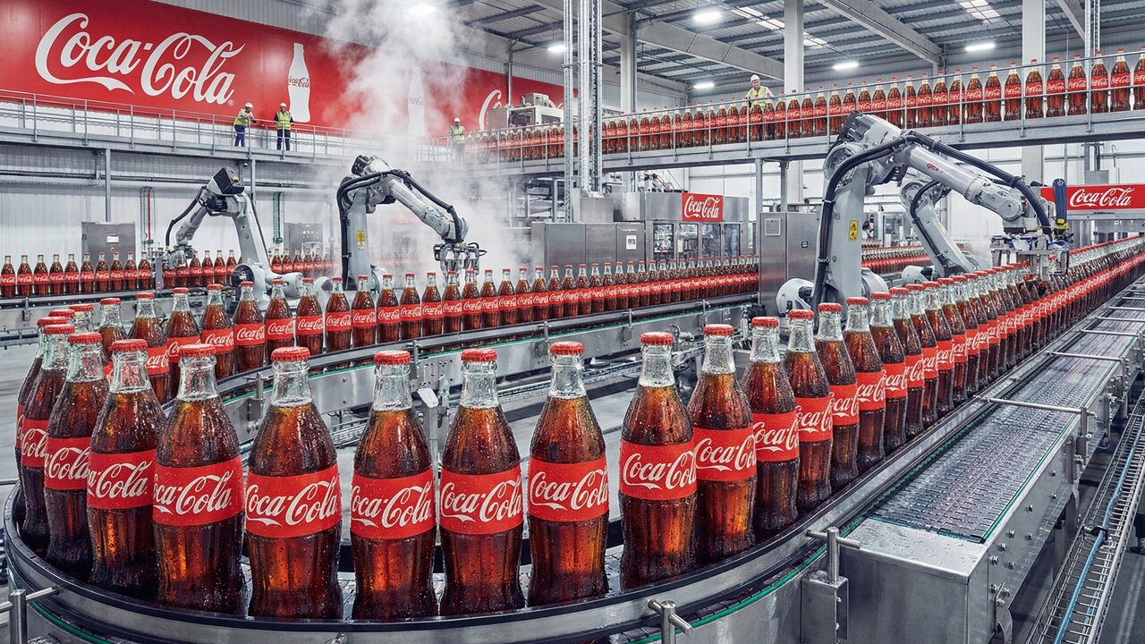 Com sua fórmula secreta e milhões de litros envasados por dia: este é o processo que cria a bebida mais famosa do mundo