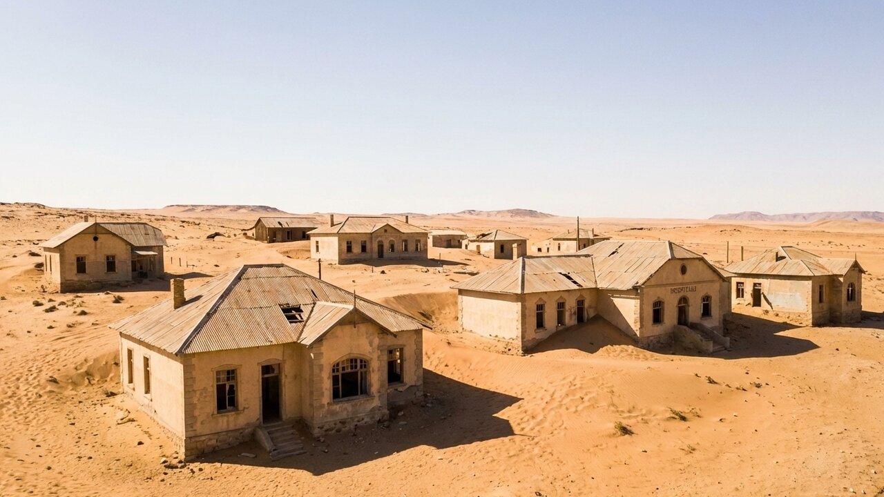 A cidade fantasma do deserto: o destino de luxo abandonado que está sendo engolido pela areia