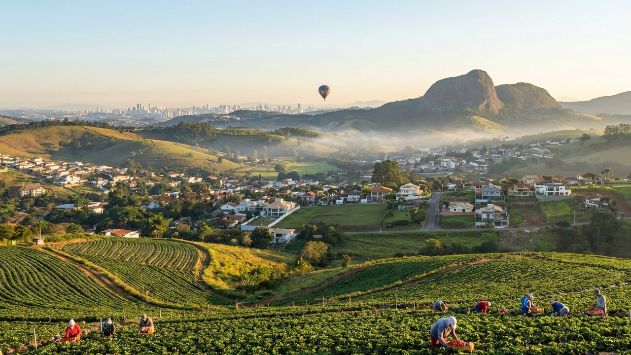A 1 hora da metrópole: cidade jardim vira refúgio para quem trabalha remoto e busca silêncio