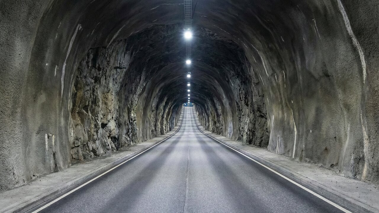 Com profundidade de 287 metros abaixo do nível do mar, o túnel Eiksund na Noruega virou uma das passagens submarinas mais profundas de todo o mundo