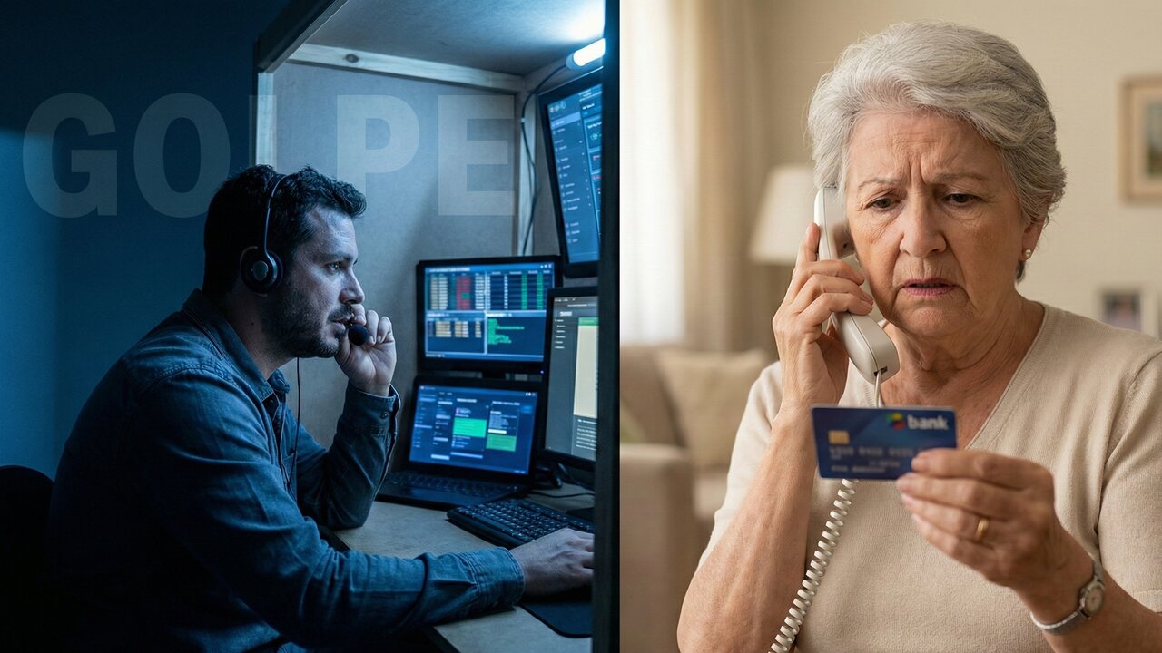 Se você tem conta no Santander ou Itaú, cuidado com o golpe da falsa central que rouba seus dados