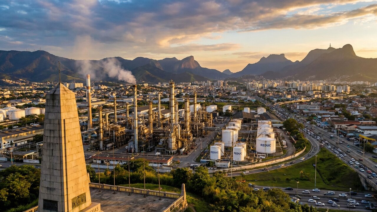 Cidade da Baixada Fluminense, fundada em 1943, abriga a maior refinaria de petróleo do estado do Rio