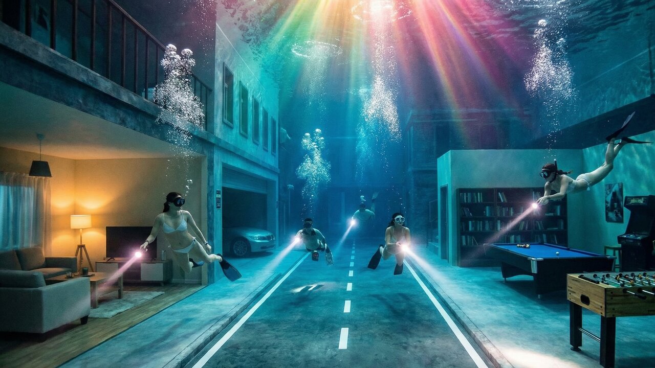 Com impressionantes 60 metros de profundidade, a estrutura abriga uma cidade submersa e é a piscina mais profunda do planeta