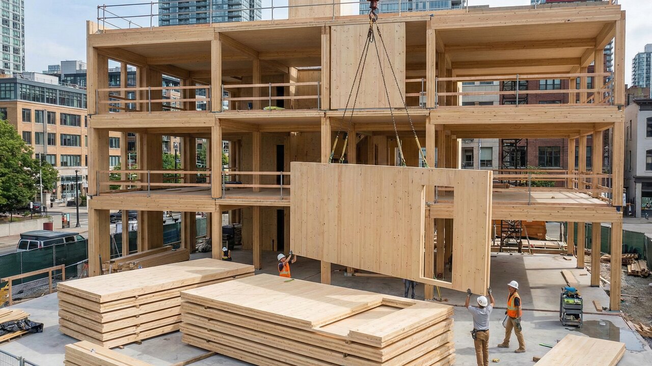 Sem tijolos, a maior estrutura de madeira do mundo tem 86m de altura e prova que o futuro das cidades é feito de árvores