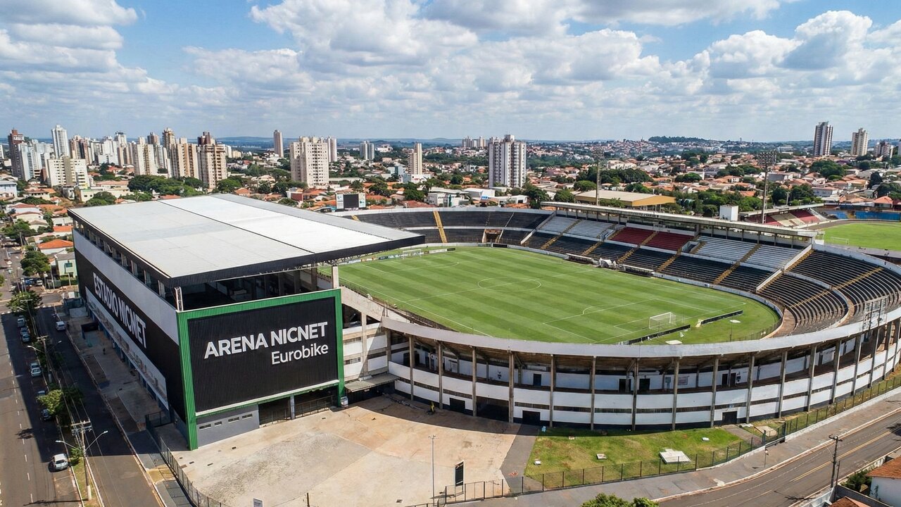 Com capacidade para 29 mil pessoas e uma arena multiuso moderna, o estádio do Botafogo-SP virou um marco do futebol e de shows no interior paulista