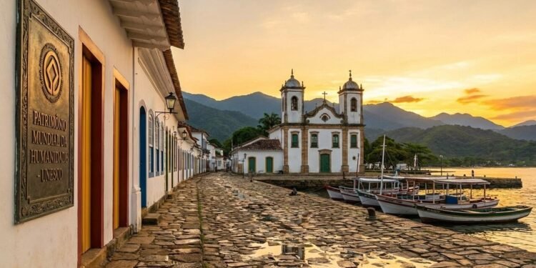 Cidade histórica, reconhecida como Patrimônio Mundial da UNESCO, une cultura e natureza exuberante