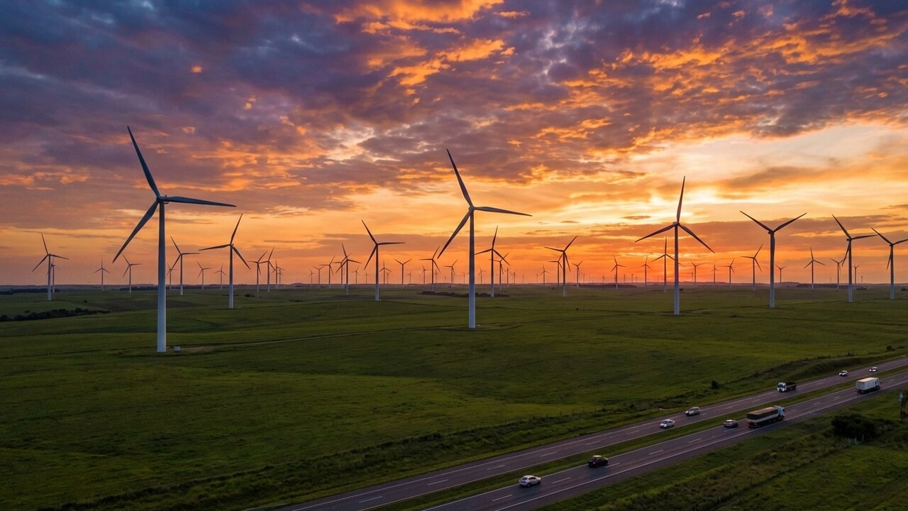 Com suas 75 turbinas de 100m de altura, a estrutura virou um dos maiores parques eólicos da América Latina e um ícone do Rio Grande do Sul