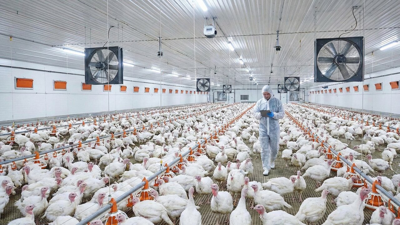 Milhões de aves e um controle rigoroso de alimentação: é assim que o peru de Natal é produzido para as festas de fim de ano