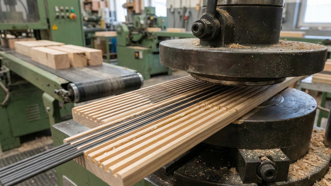 Com placas de madeira e minas de grafite ou pigmentos coloridos: é assim que os lápis de cor e grafite são feitos em larga escala