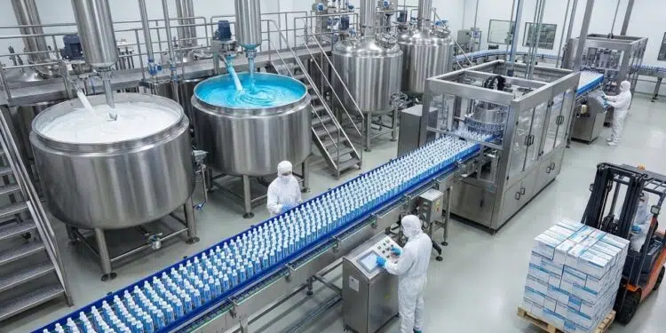 Uma mistura precisa de sílica e flúor em tanques gigantes: é assim que o creme dental é produzido em larga escala