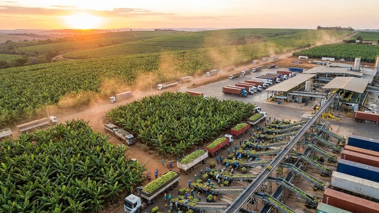 Milhões de cachos e um controle rigoroso de maturação: é assim que as bananas são produzidas e chegam perfeitas até você