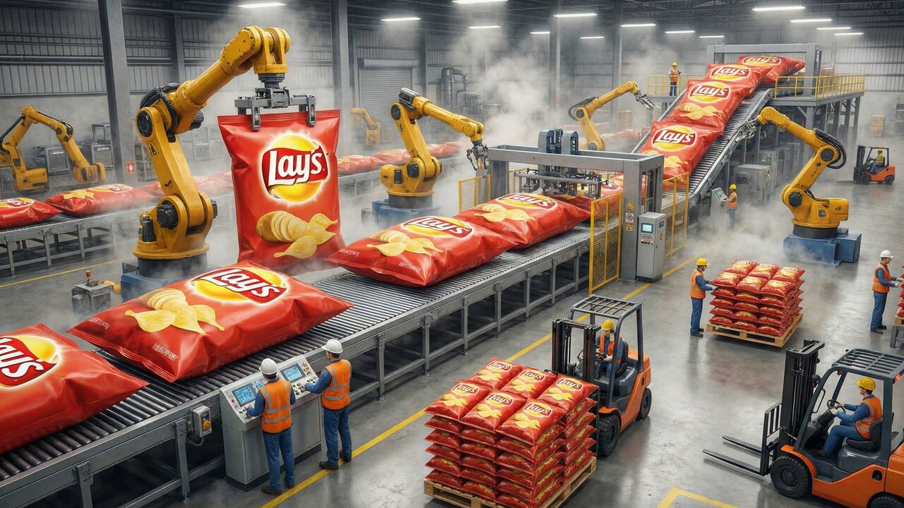 Batatas fatiadas em segundos e uma fritura ultrarrápida: este é o segredo da crocância das batatas Lay's