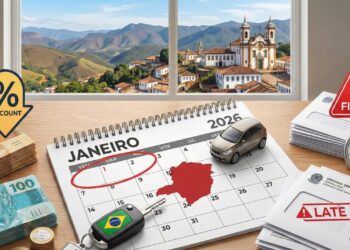 Evite multas, o calendário do IPVA 2026 de Minas Gerais já está disponível para consulta
