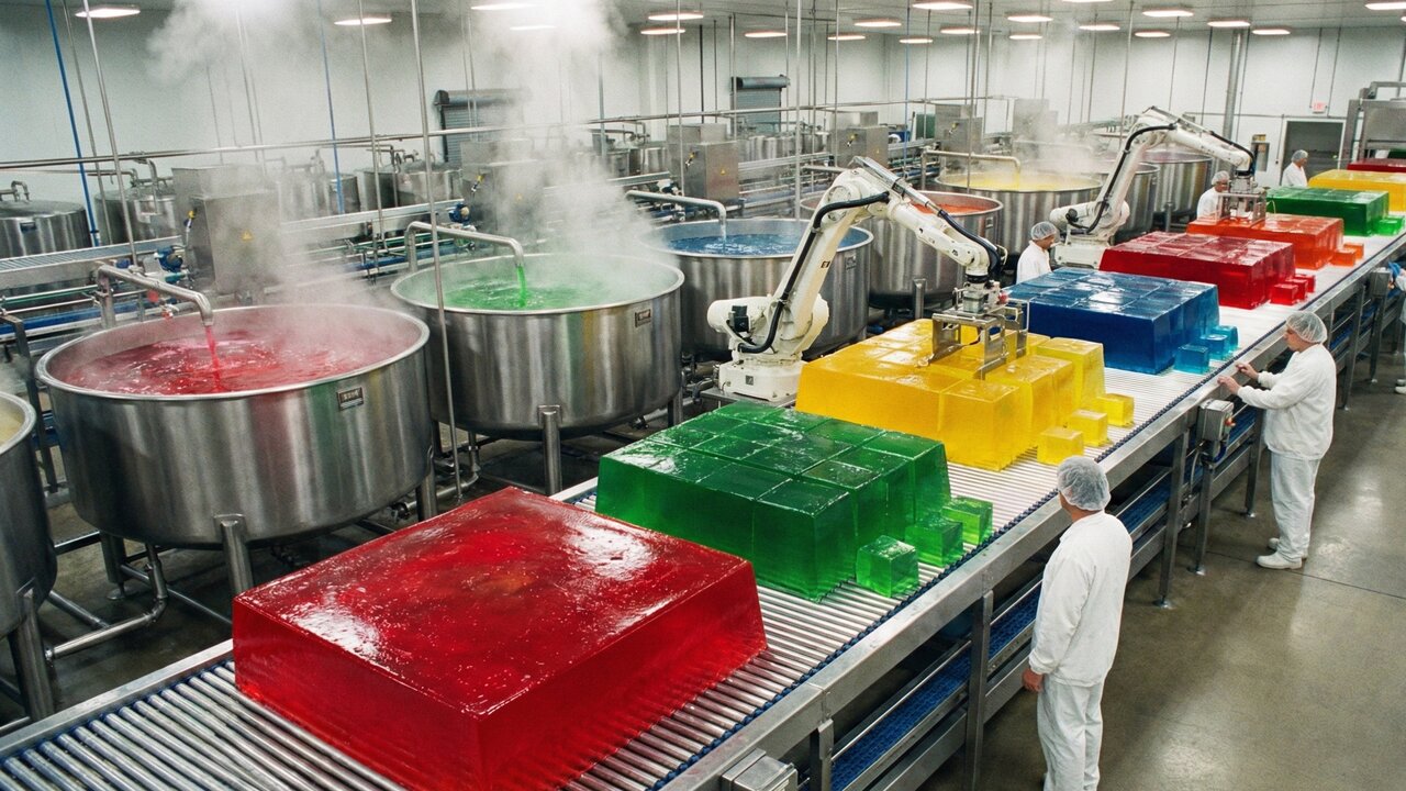 Com colágeno extraído de peles e ossos fervidos: este é o surpreendente processo industrial de fabricação da gelatina