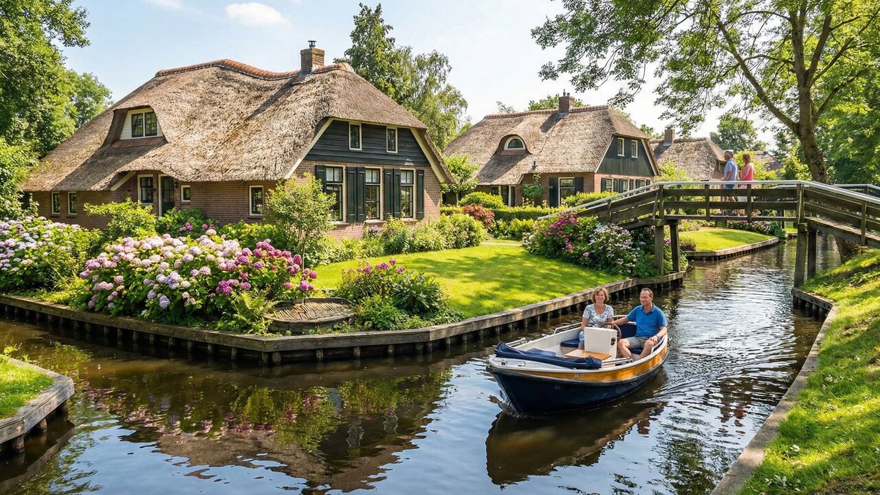 A "Veneza sem ruas": conheça o vilarejo europeu onde carros não entram e o correio é entregue de barco