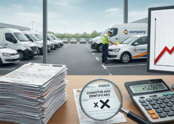 A multa chegou no carro da empresa: este é o guia sobre o impacto e quem paga a conta