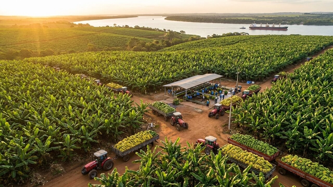 Milhões de cachos e um controle rigoroso de maturação: é assim que as bananas são produzidas e chegam perfeitas até você