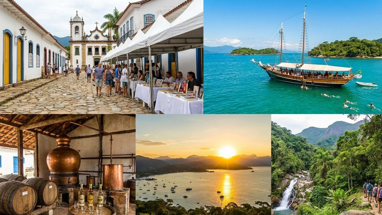 Cidade histórica, reconhecida como Patrimônio Mundial da UNESCO, une cultura e natureza exuberante