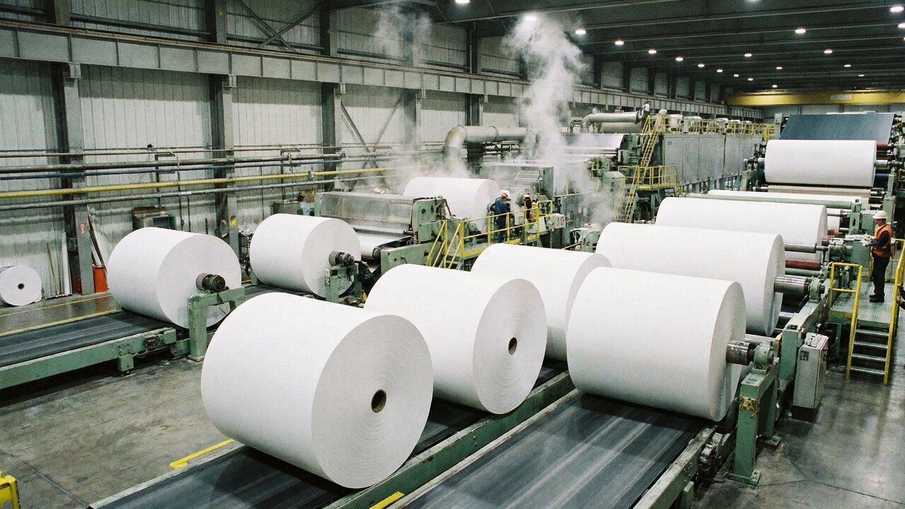 Toneladas de celulose e rolos gigantes a 100 km/h: é assim que o papel higiênico é fabricado