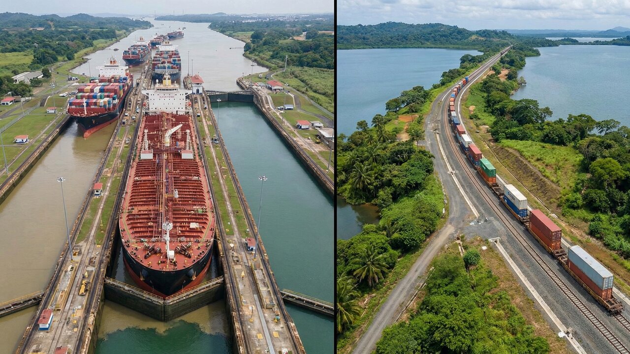 Ferrovia com 300 km de trilhos fica no México permite cruzar o oceano em 72 horas desafiando o Panamá