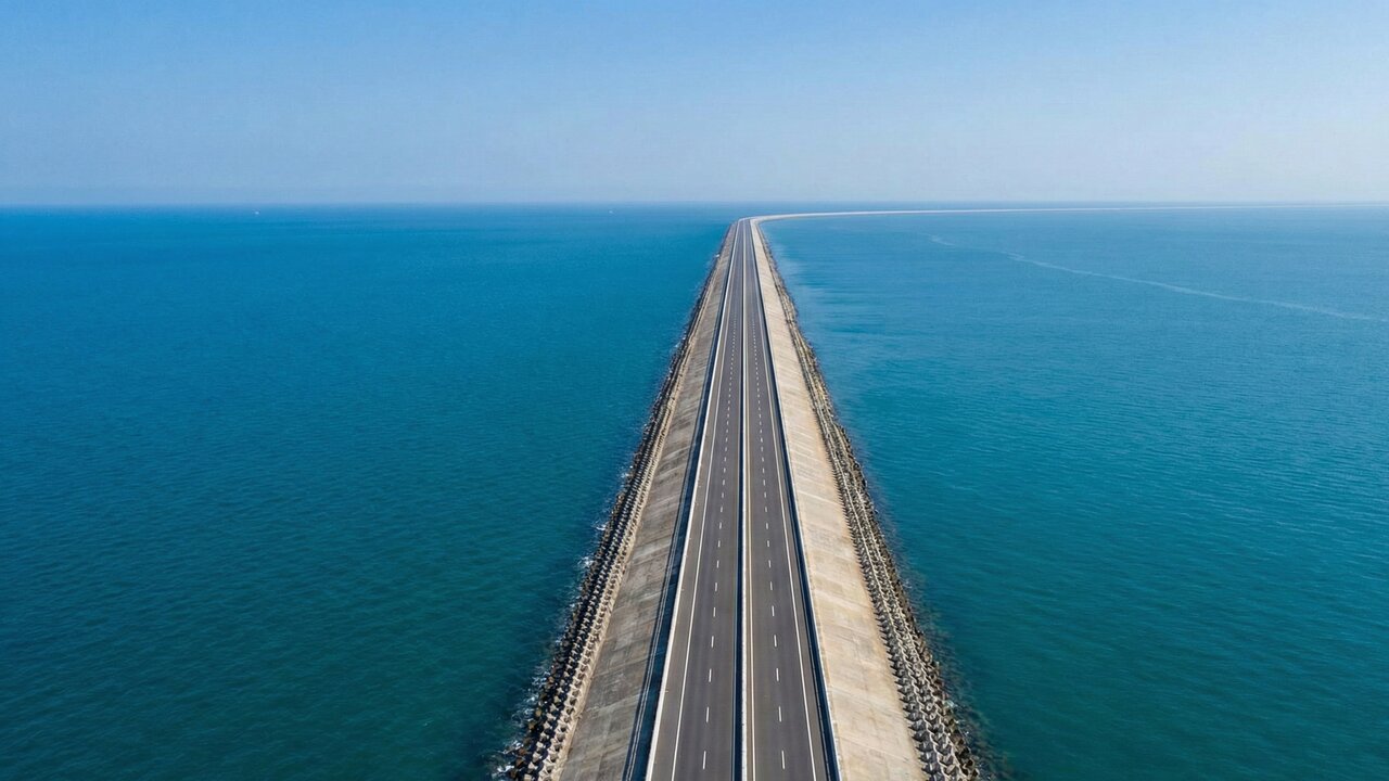 A Grande Muralha do Mar de 33,9 km custou 22 trilhões de wons e redesenhou o mapa da Coreia do Sul