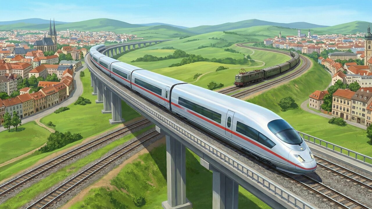 A nova linha de trem ultra-rápido que vai unir capitais conhecidas no mundo todo até 2030